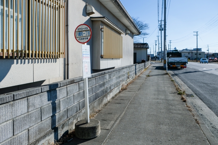 八幡町一丁目バスのりば|牡鹿半島横断!金華山と石巻市街地を巡る1泊2日の旅(公共交通機関編)